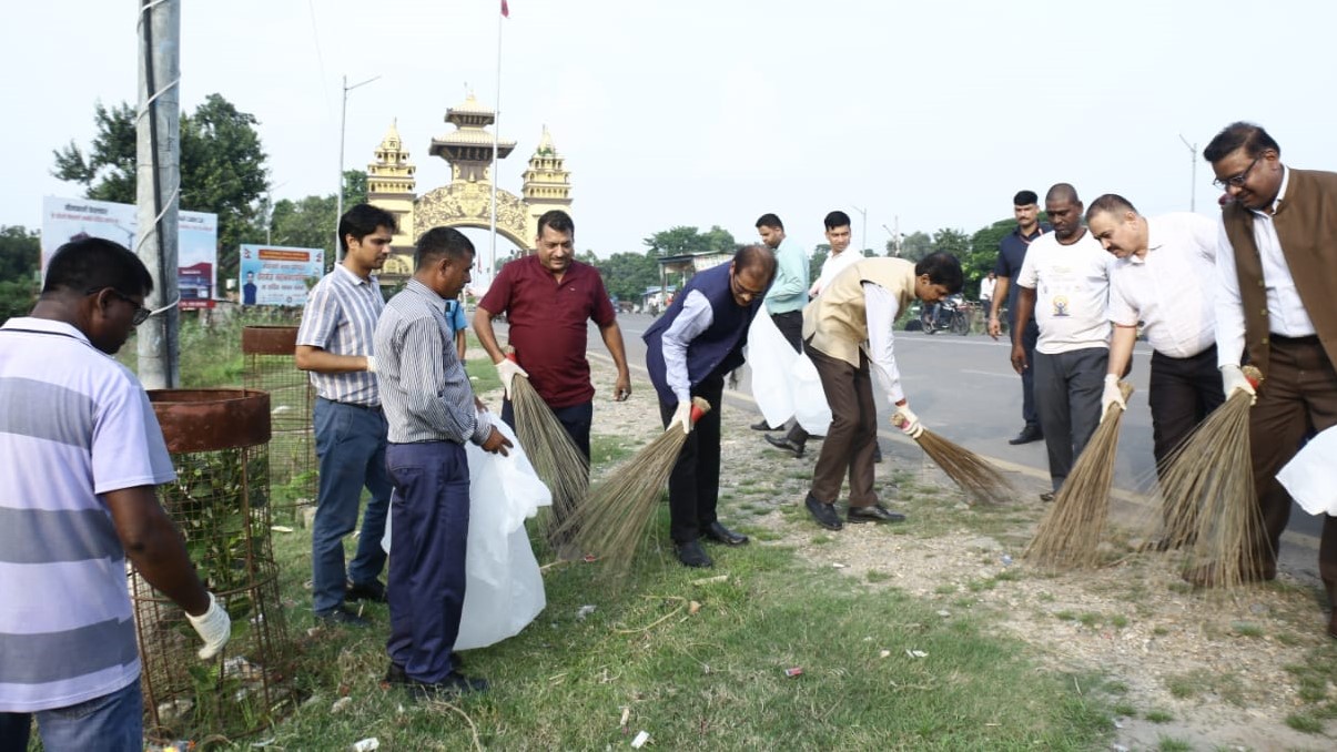 Cleanliness Drive at Indo-Nepal Border on October 02, 2024